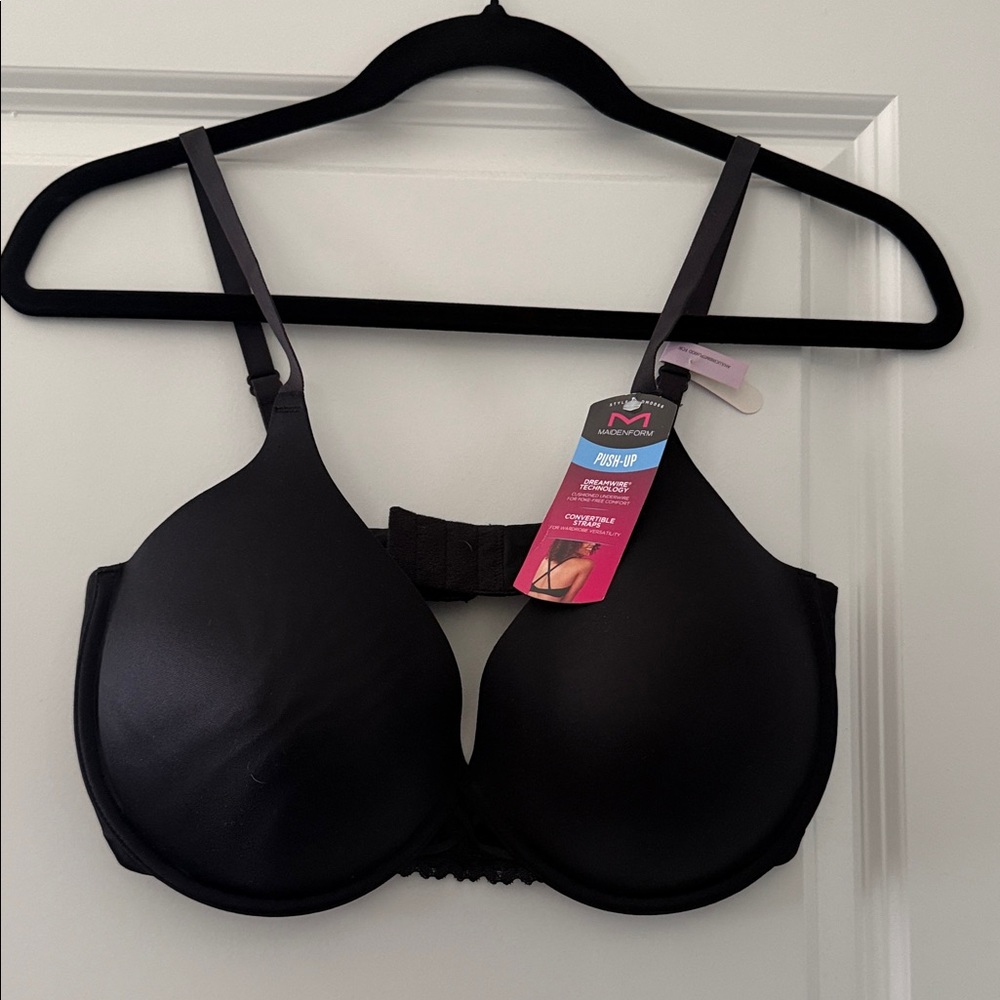Madenform Black Push-Up Bra